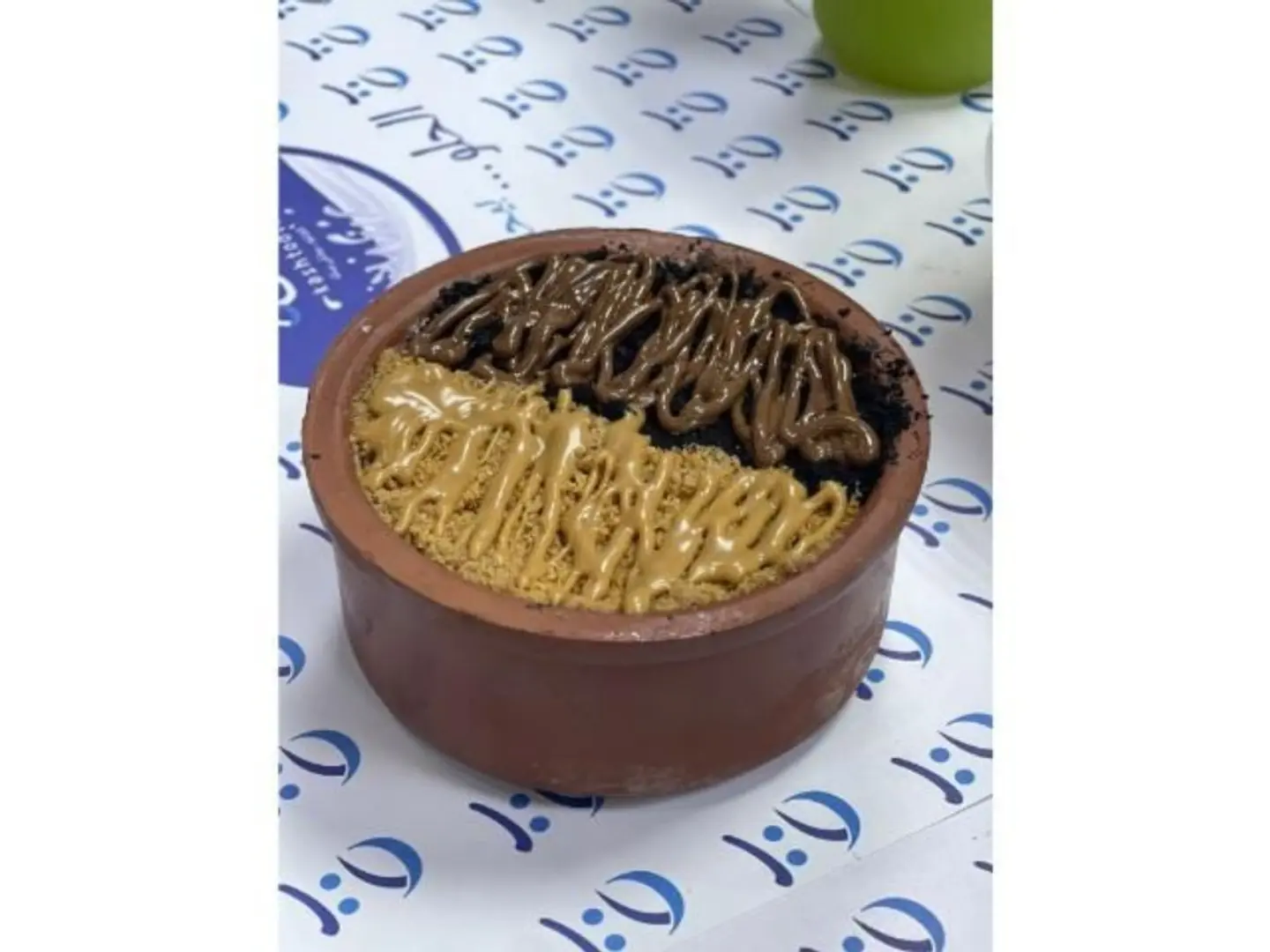 Potato With Oreo, Lotus, And Lotus Sauce