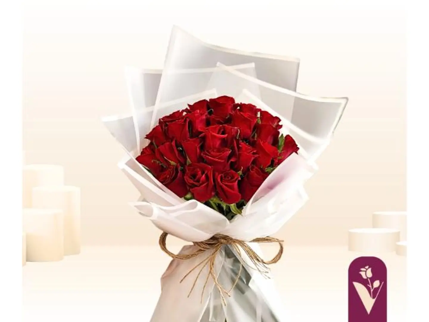 باقة أماندا رد روز