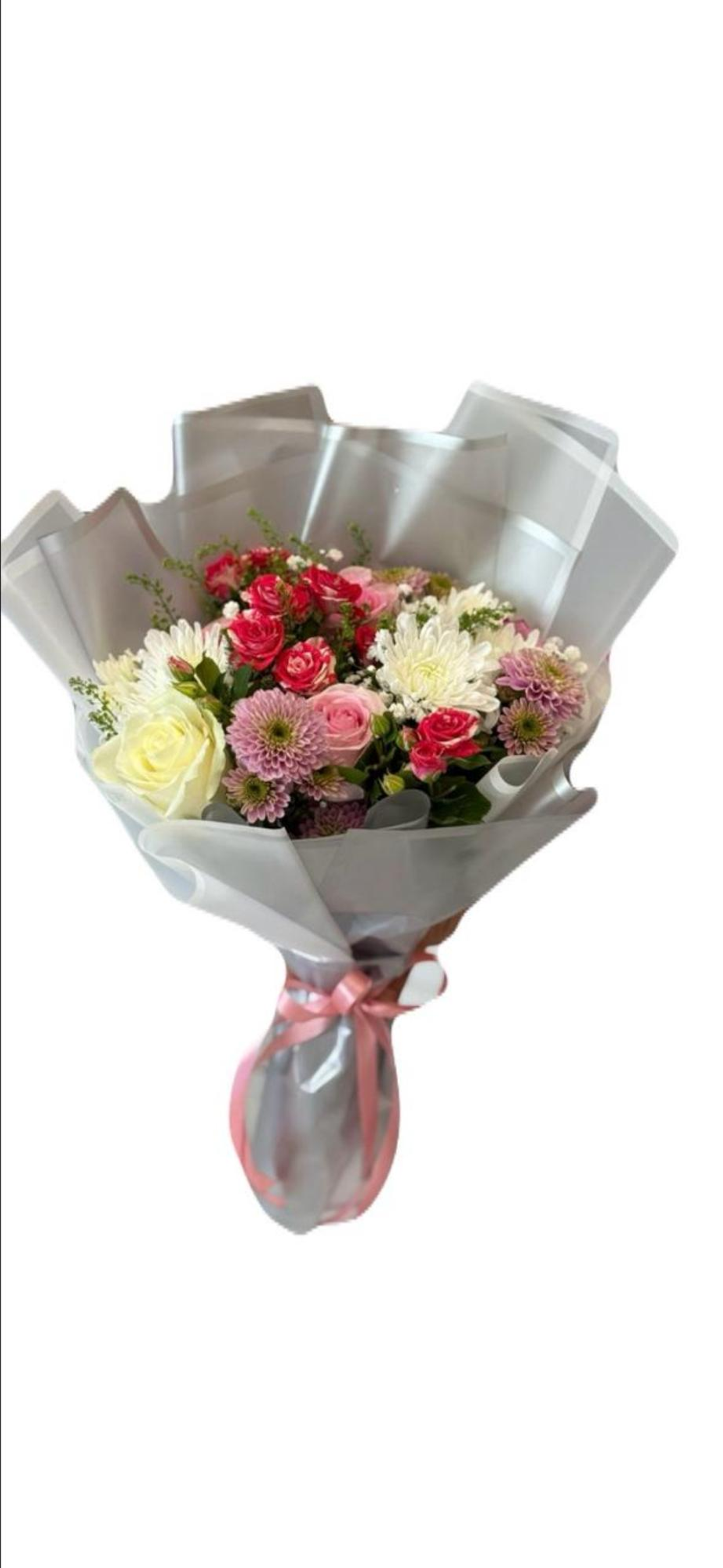 باقة التغليف الفضي الصغير