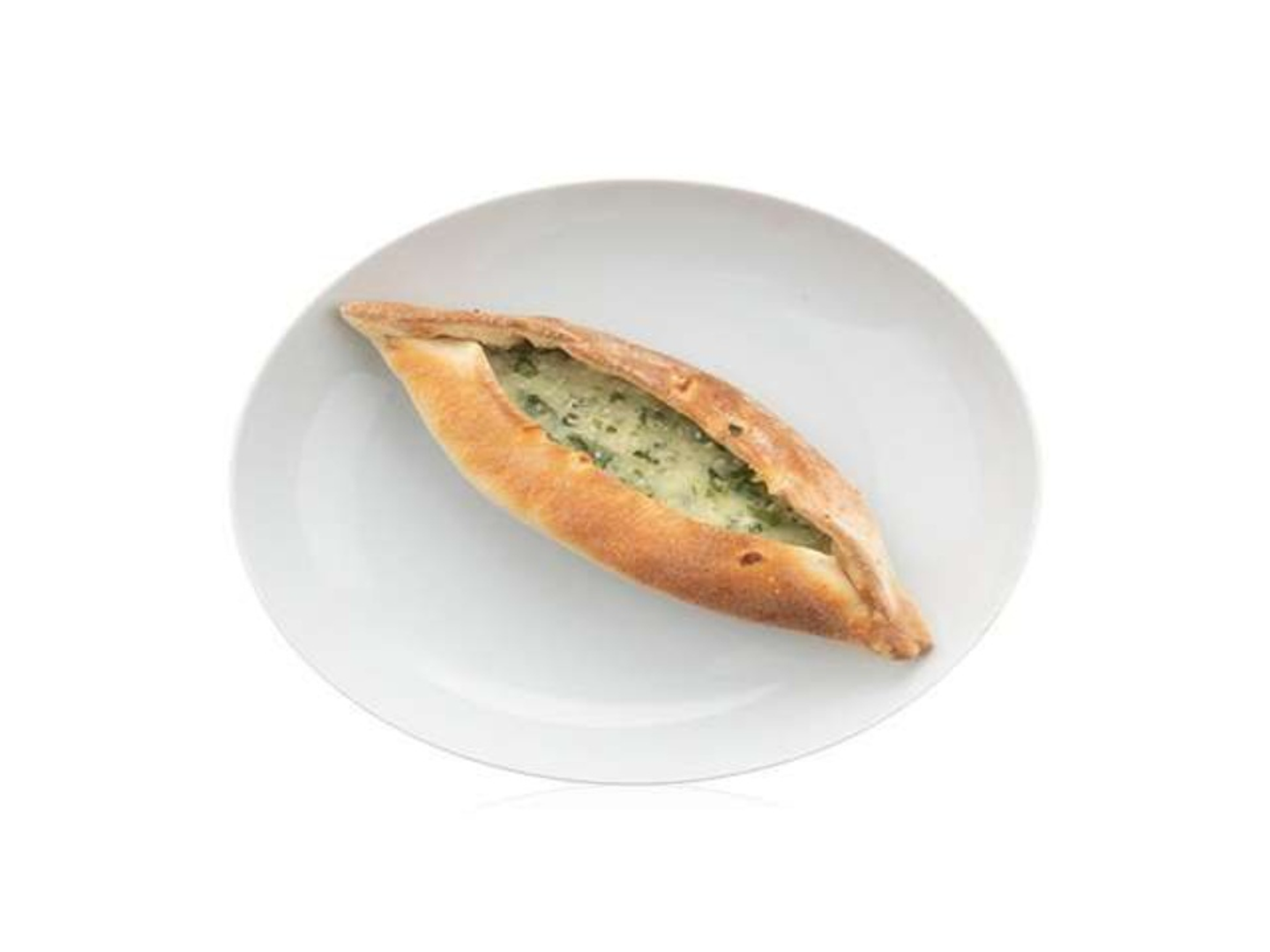 سبانخ مع لبنة