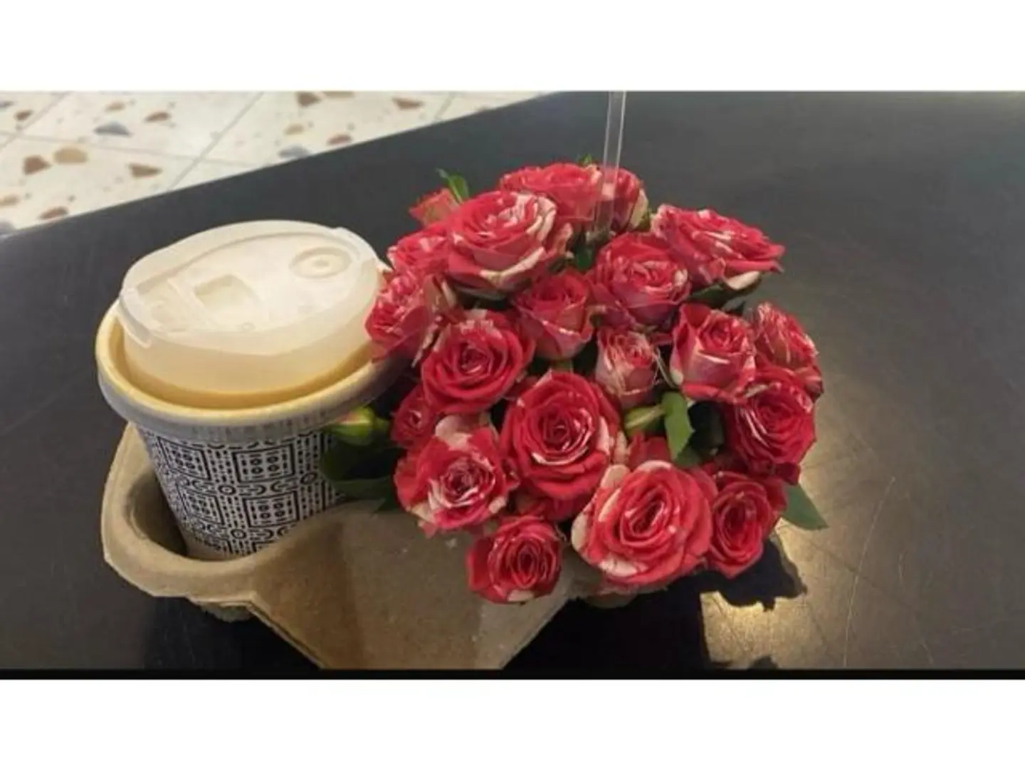 Pink Roses And Coffee