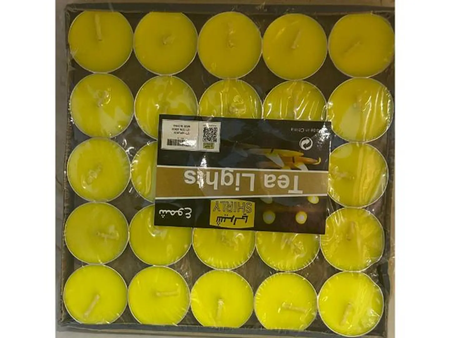 شموع شيرلي اصفر