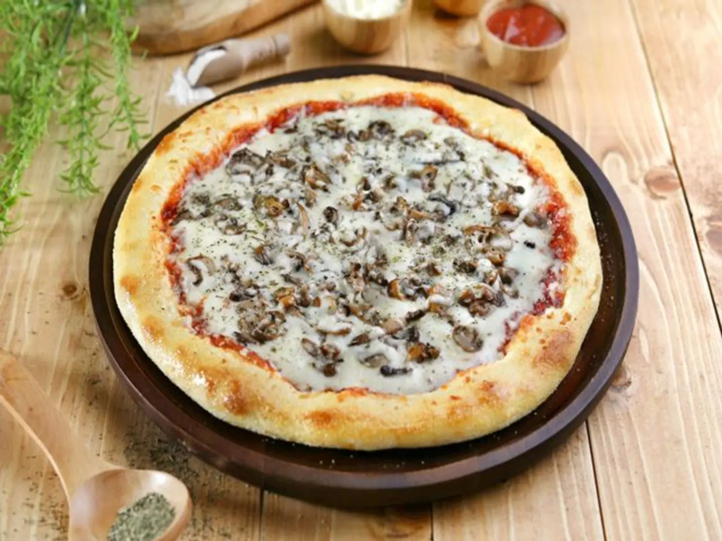 Mushroom Pizza