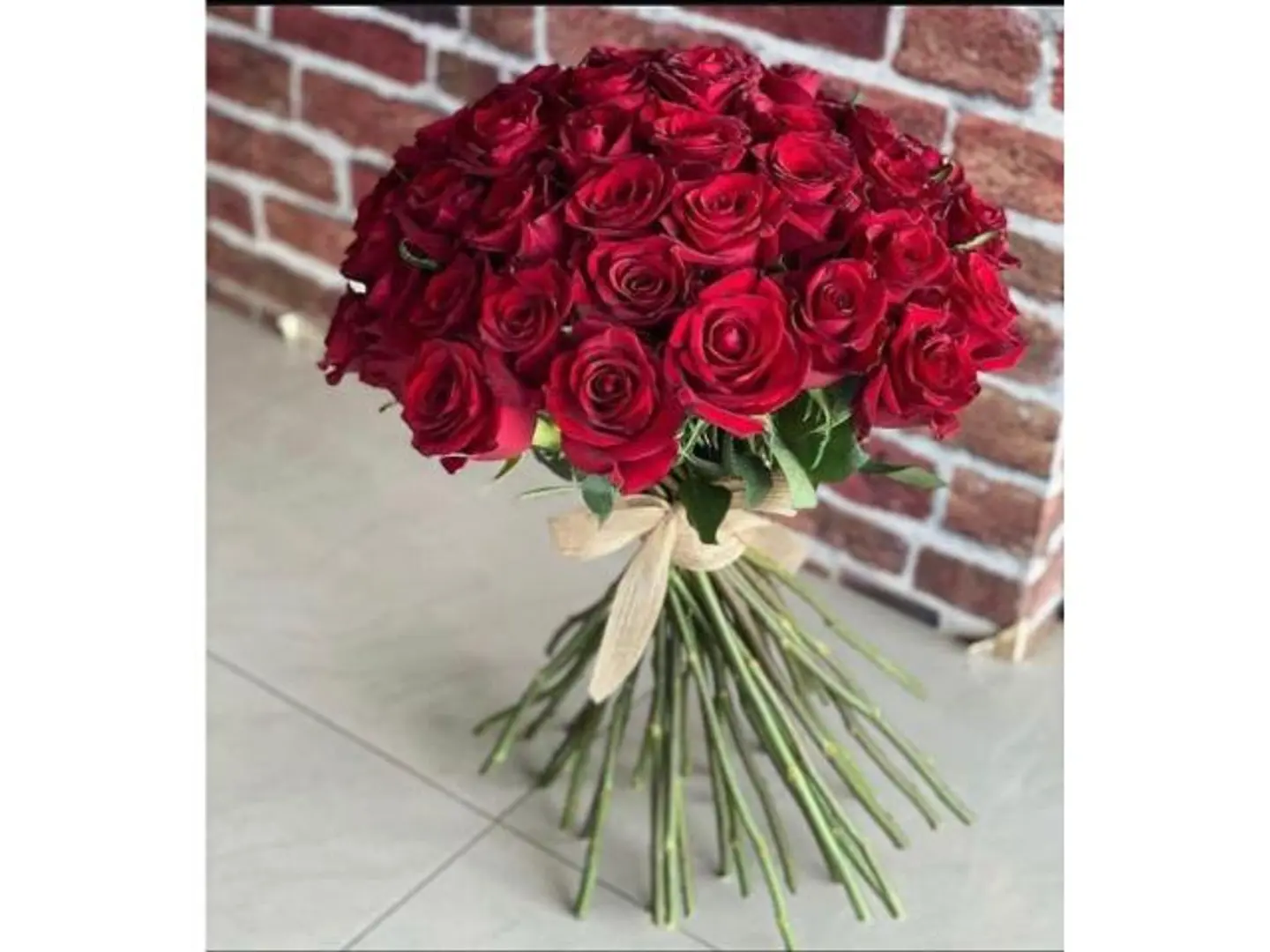 باقة جوري احمر