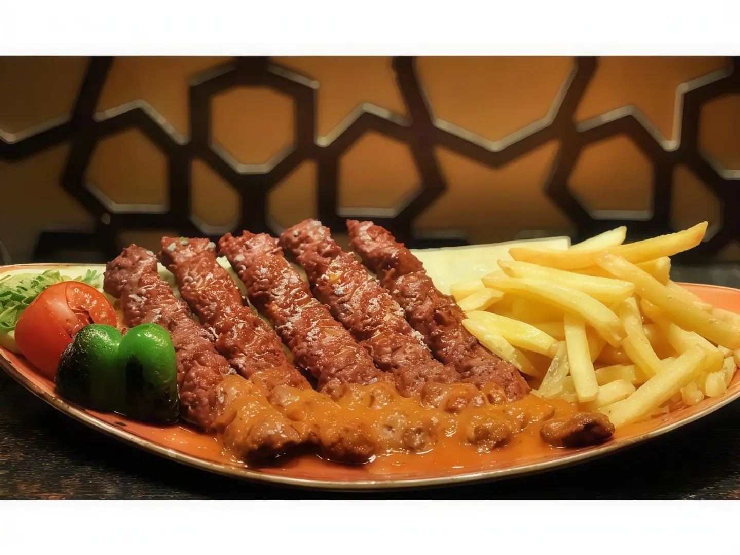 صحن كباب خشخاش حلبي