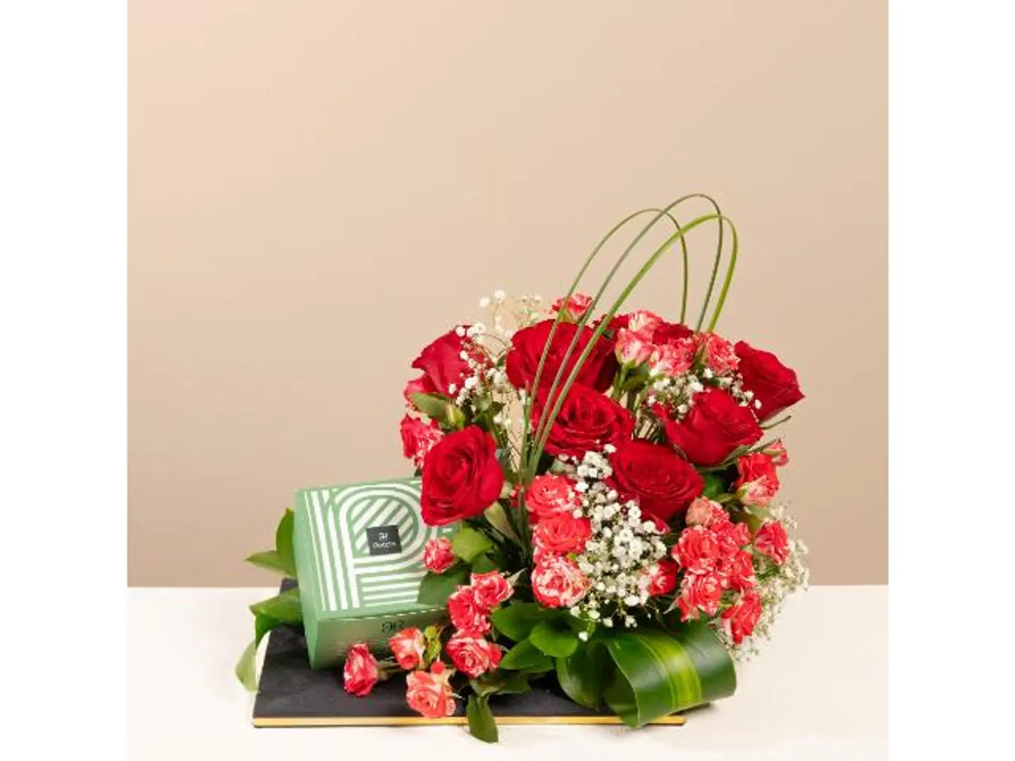 Hearts Passion Bouquet With Patchi Chocolate