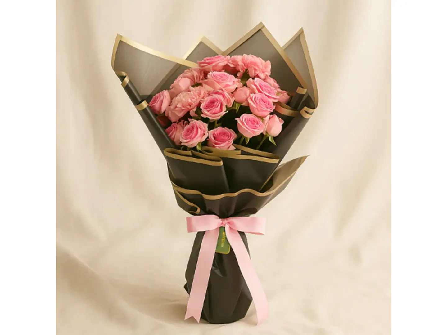 Baby Rose N Carnation Flower Bouquet
