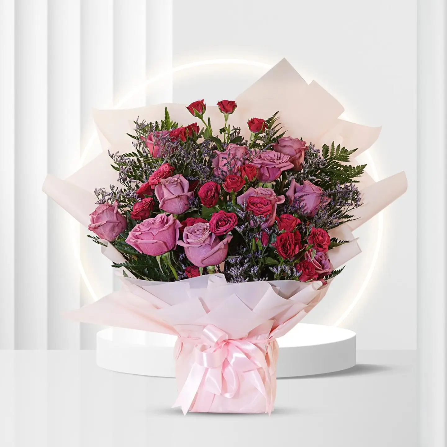 بيبي روز احمر وجوري