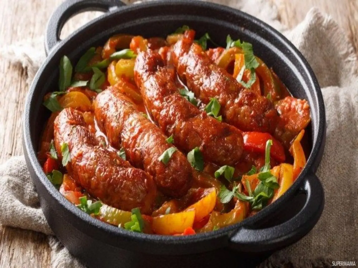 طبق سجق اسكندراني