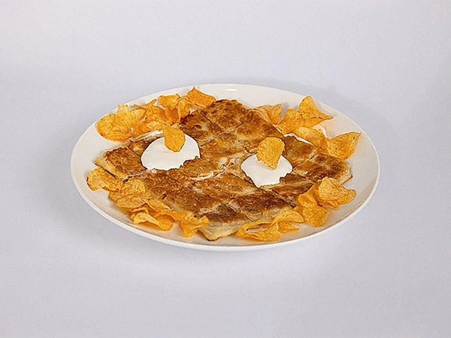 مطبق جبن سائل و تشبس