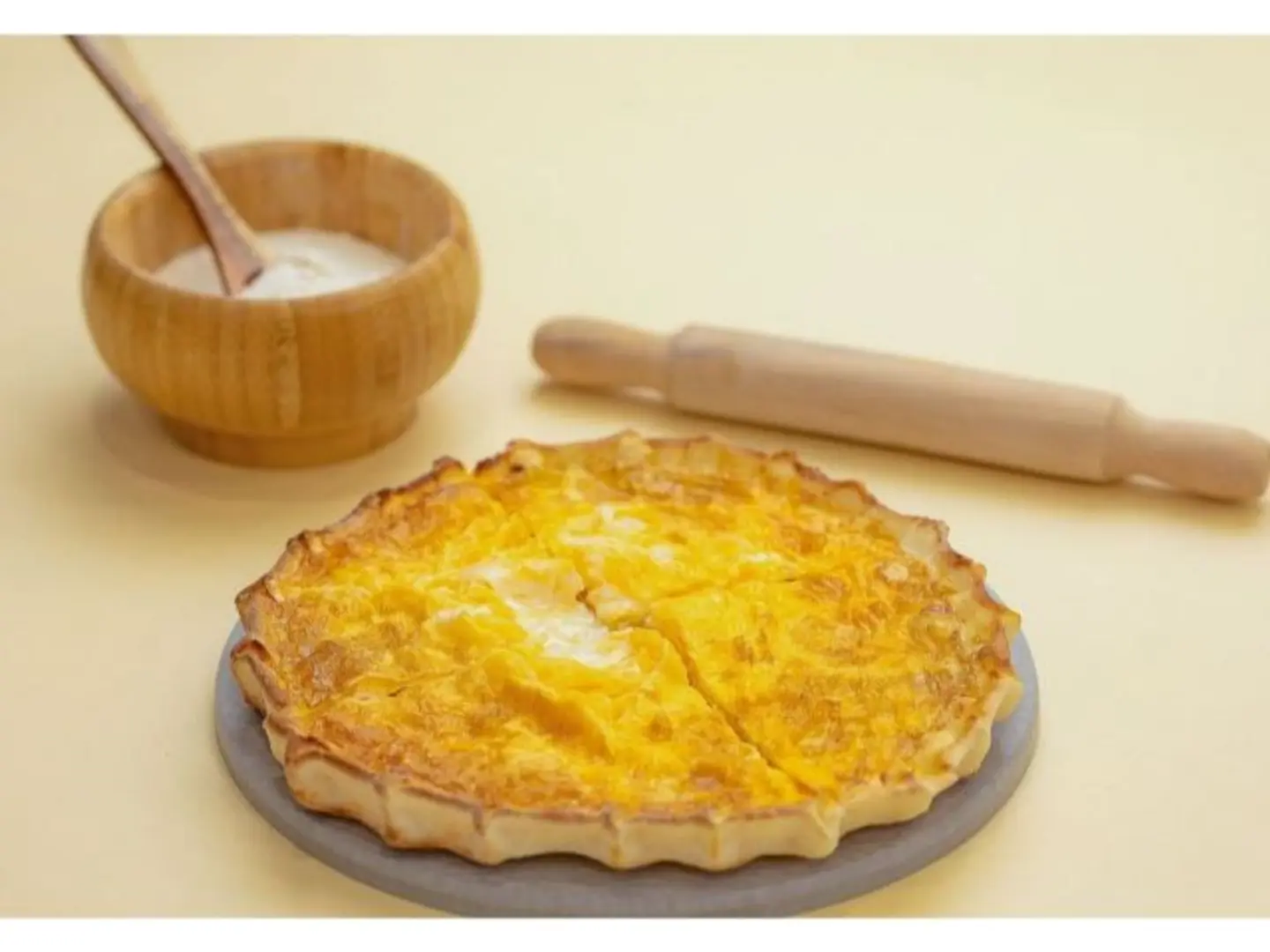 فطيرة بيض سادة