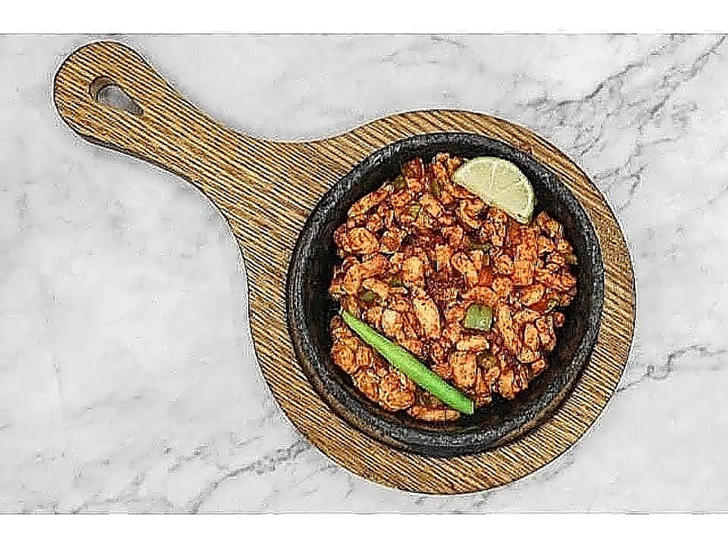 Chicken Scrambled Dish