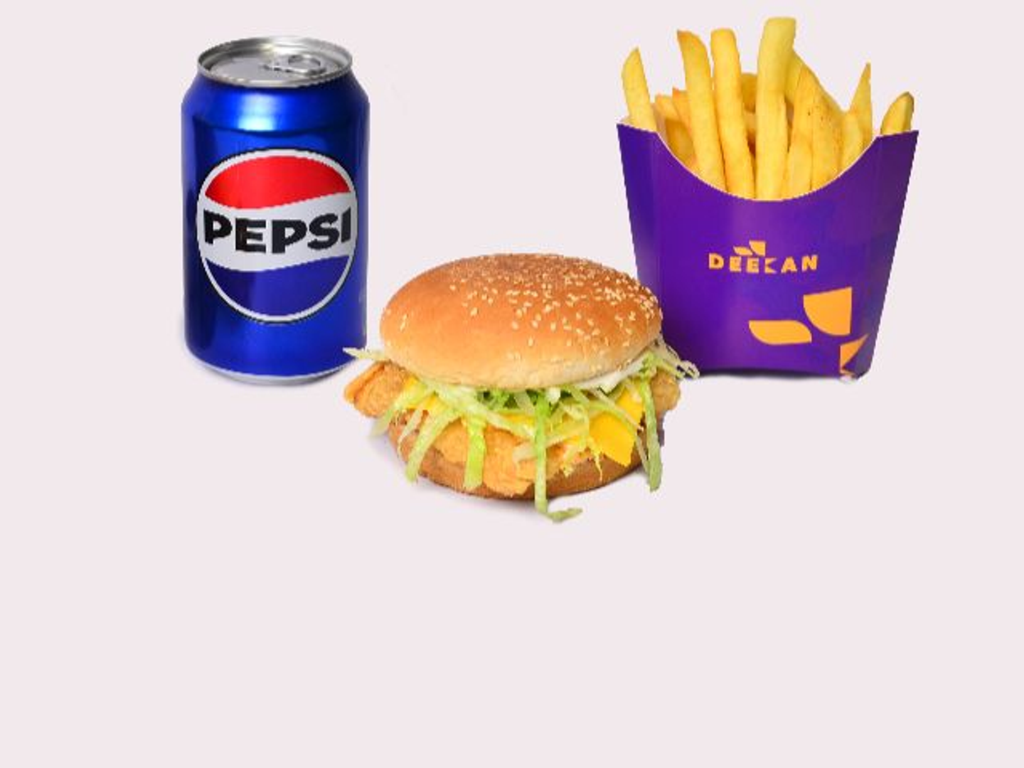 برجر دجاج كرسبي كومبو