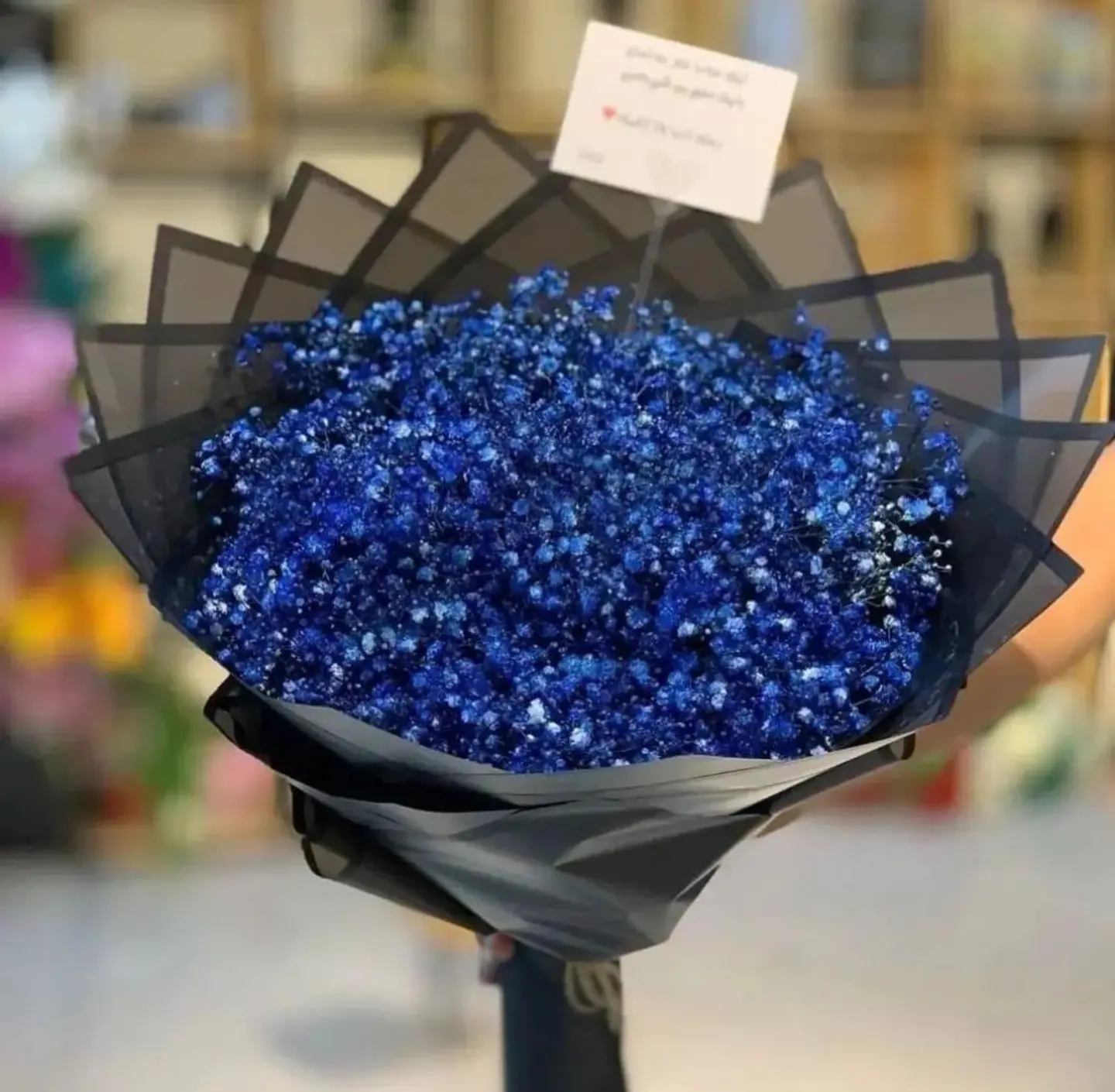 Blue Gypsum Bouquet