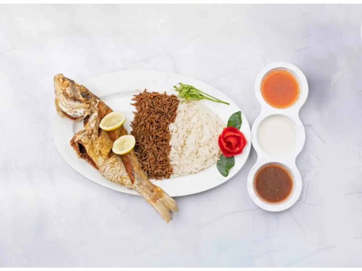 Fried Fish With Rice