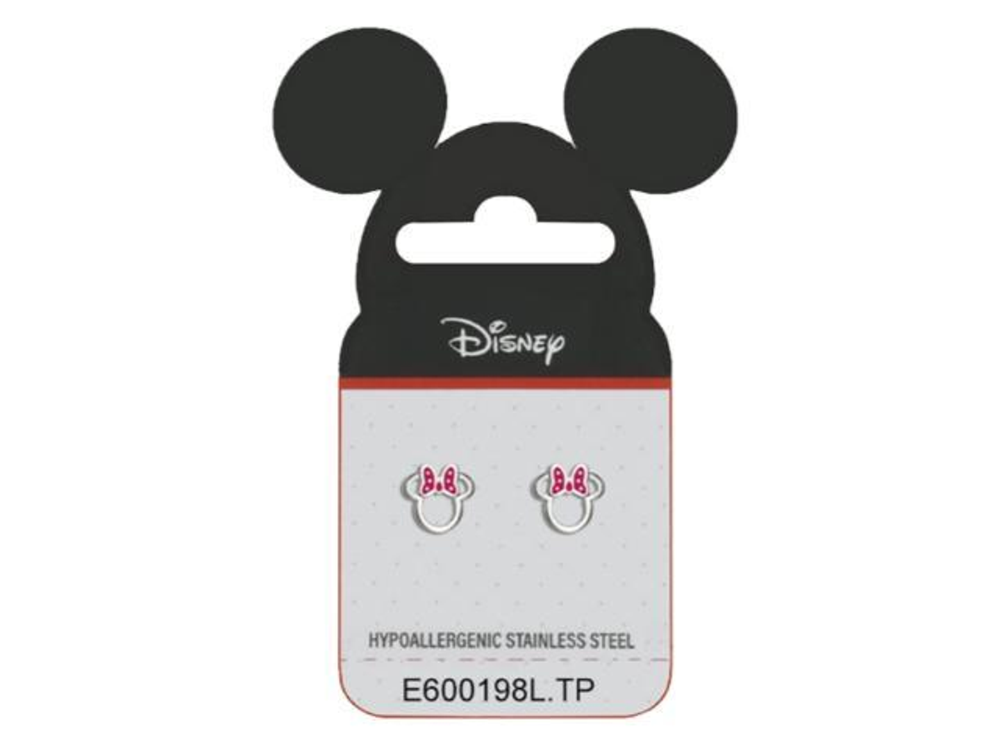 Diseny Minnie Mouse Pink Bow Earrings