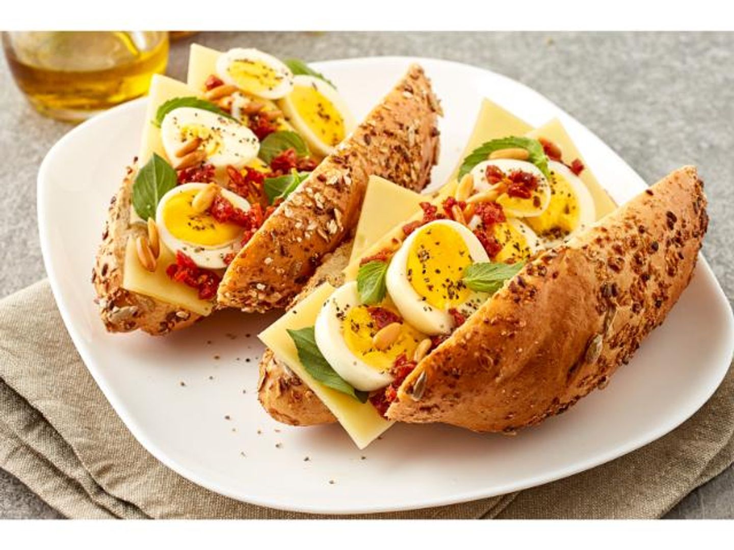 Tuna With Egg And Cheese Sandwich
