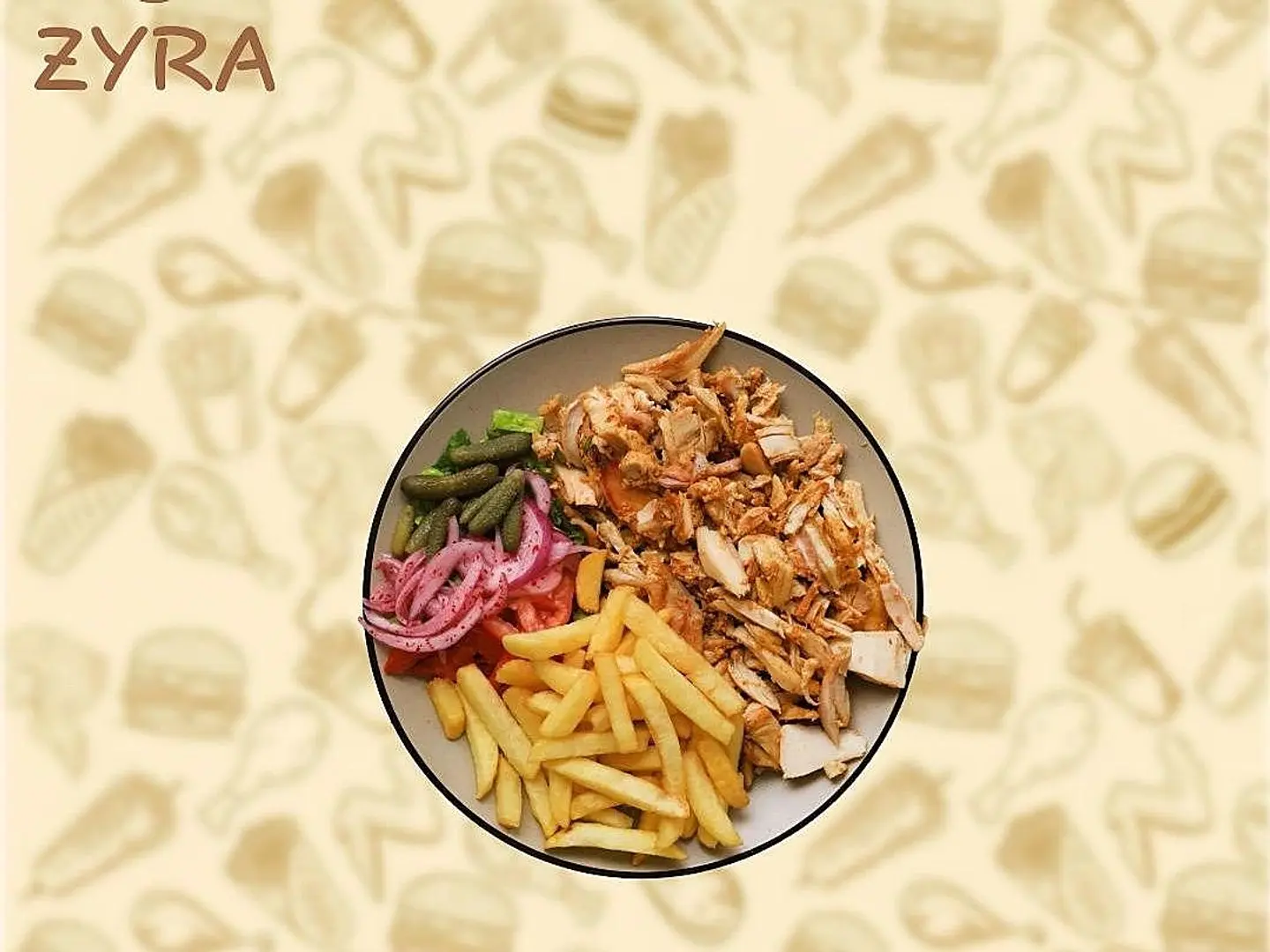 شاورما دجاج فرط