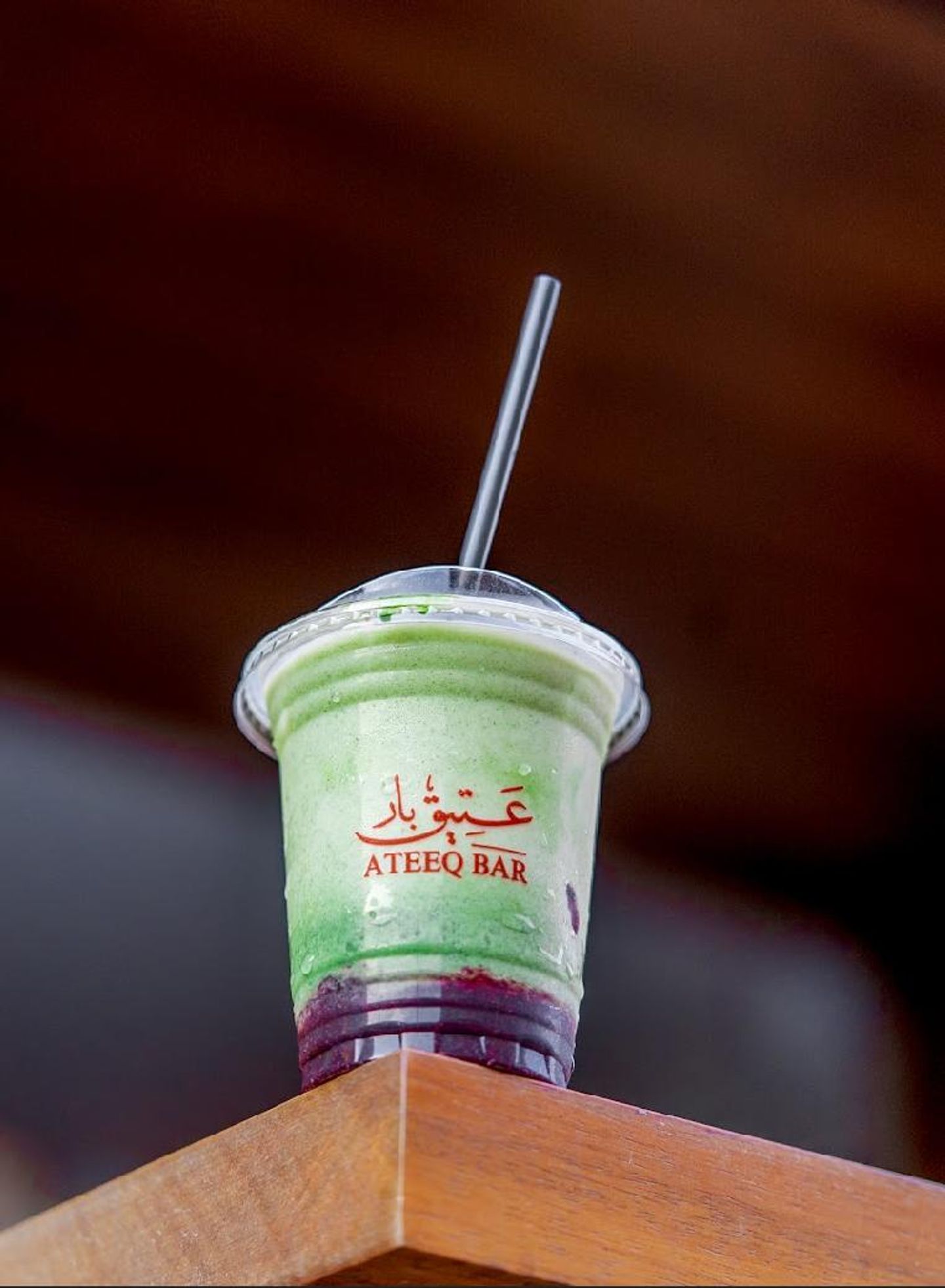 Iced Matcha With Berries
