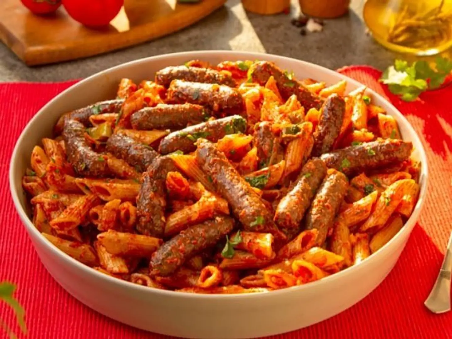 Pasta Casserole With Sausage