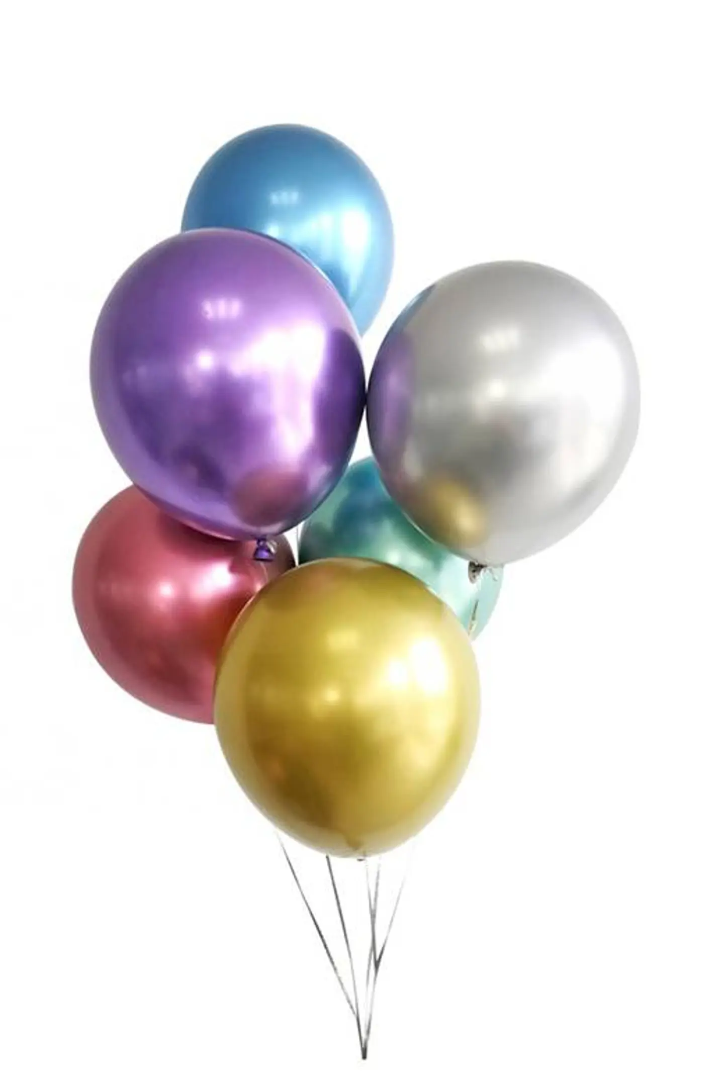 Chrome Balloons  Bouquet