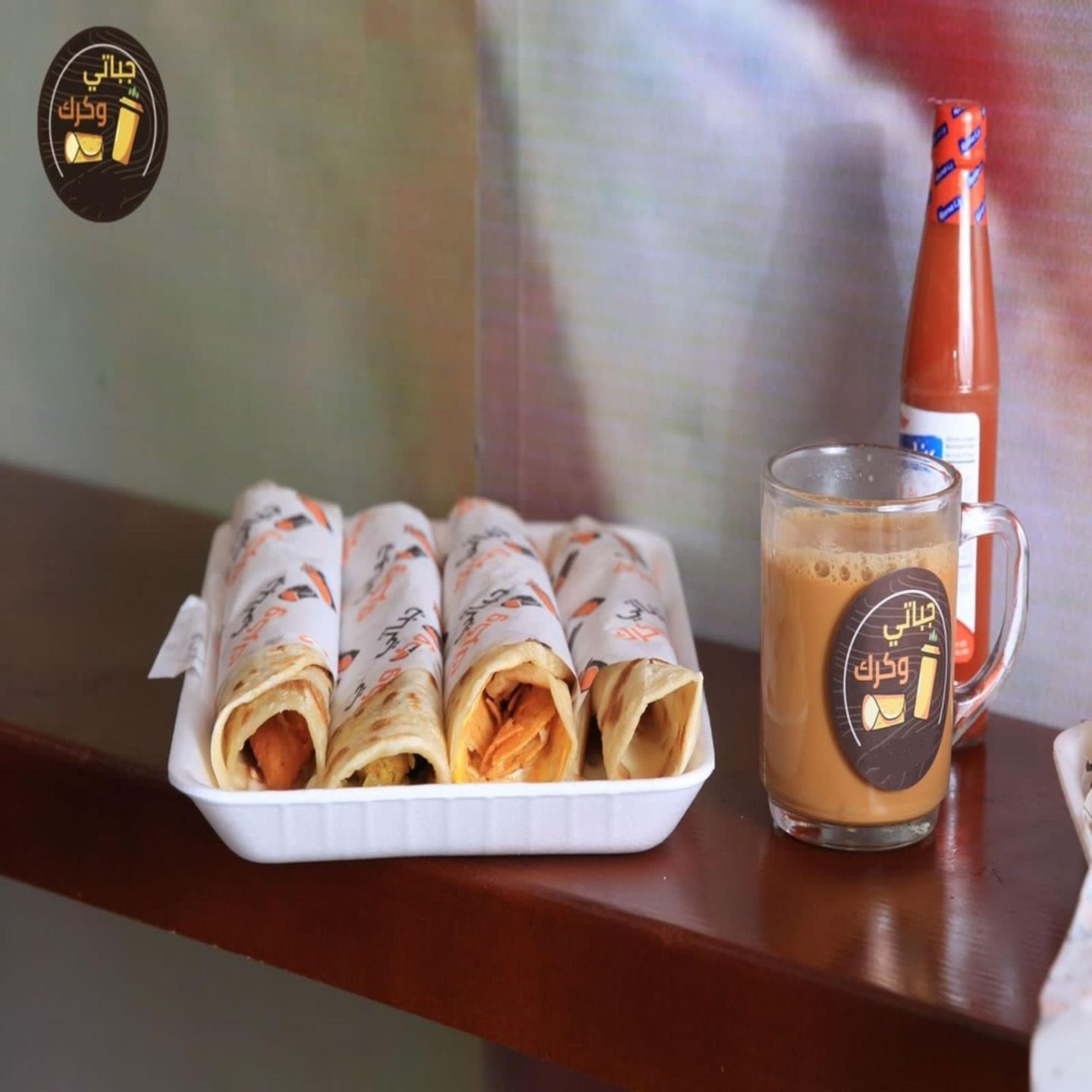 Egg, Cheese And Chips Chapati