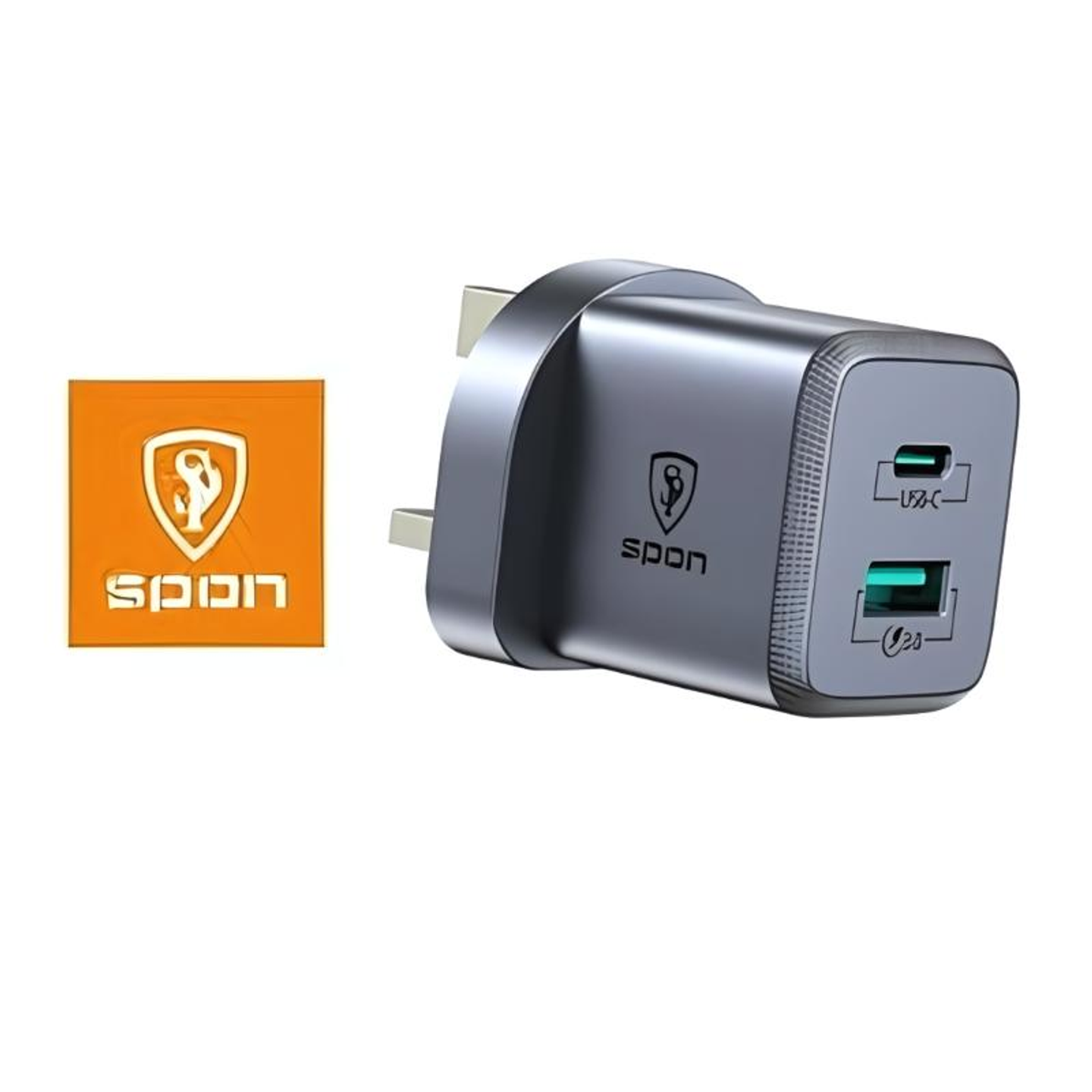 Spoon Charger 25 W Usb C + Usb