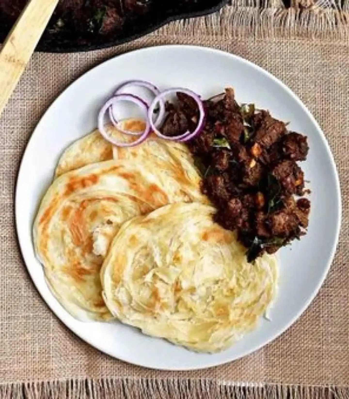 Beef Parotta