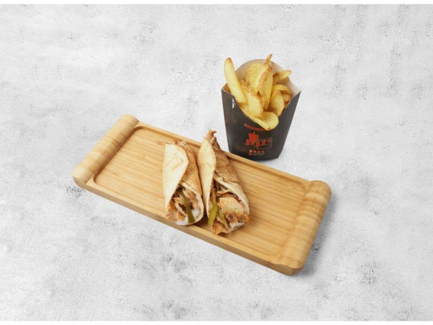 Chicken Shawarma Wrap Meal