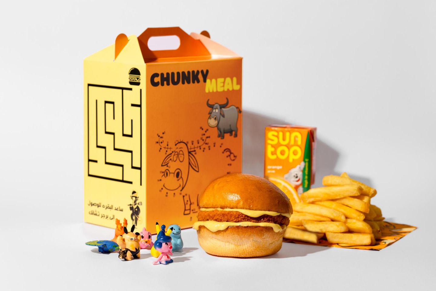 Happy Chunky Meal Chicken Burger