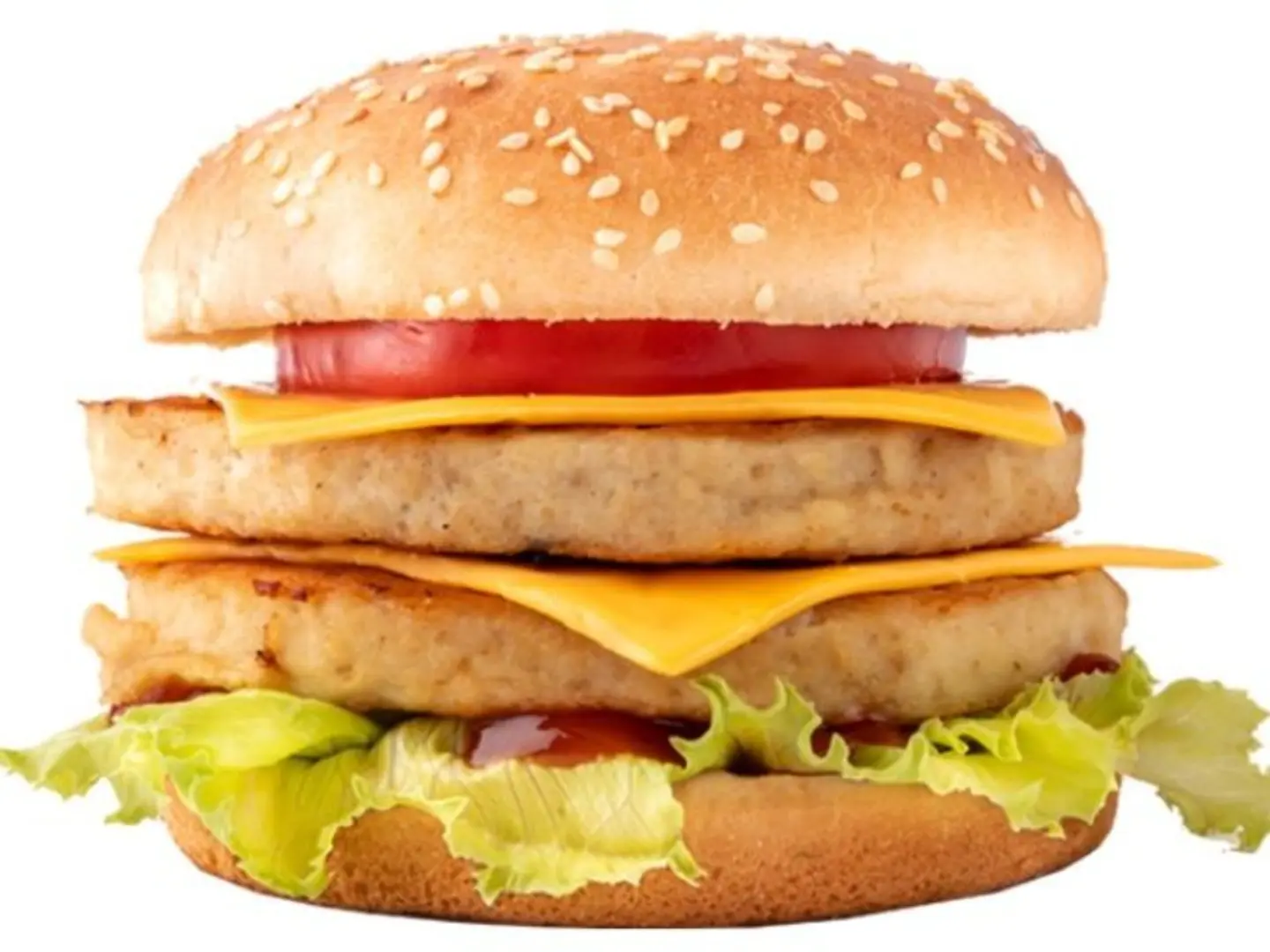 Double Grilled Chicken Burger