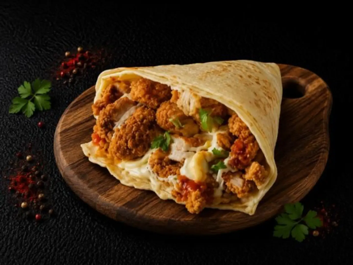 Chicken Mix Crepe