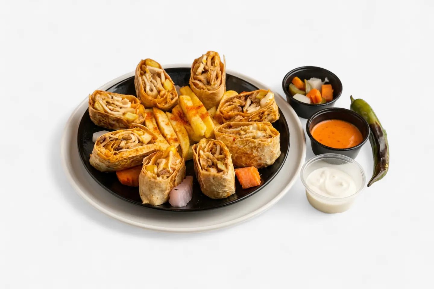Arabic Shawarma With Kenza Drink