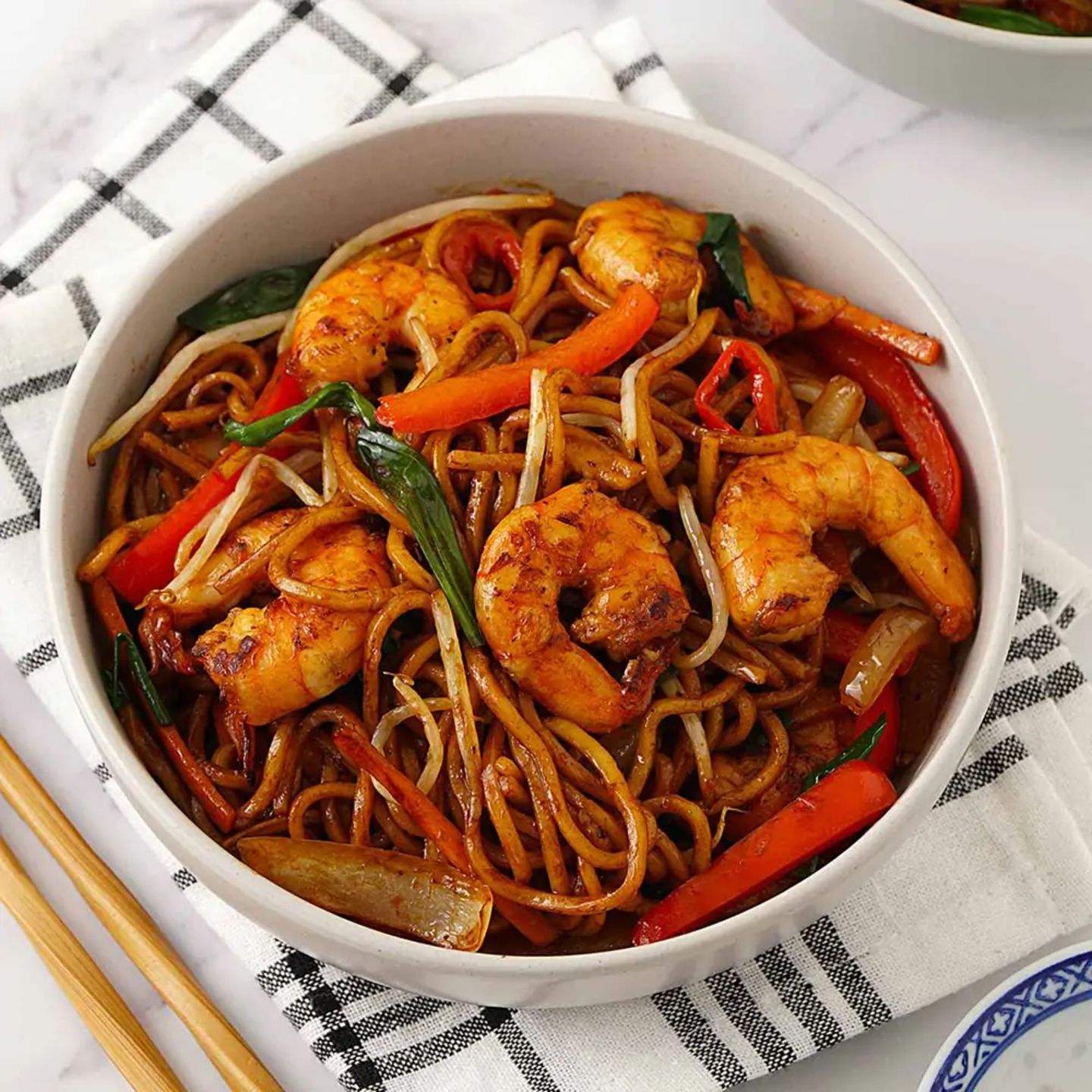 Shezwan Shrimp Noodles