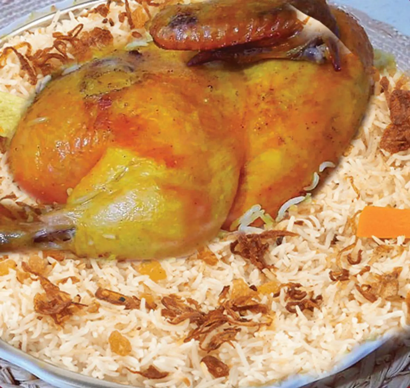 دجاج مضغوط - نص حبة دجاج