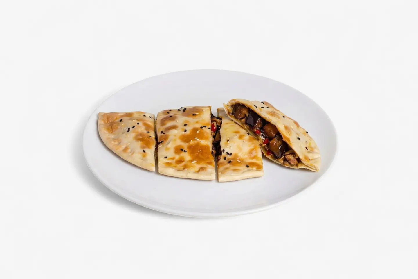 Eggplant Fatteh Pie