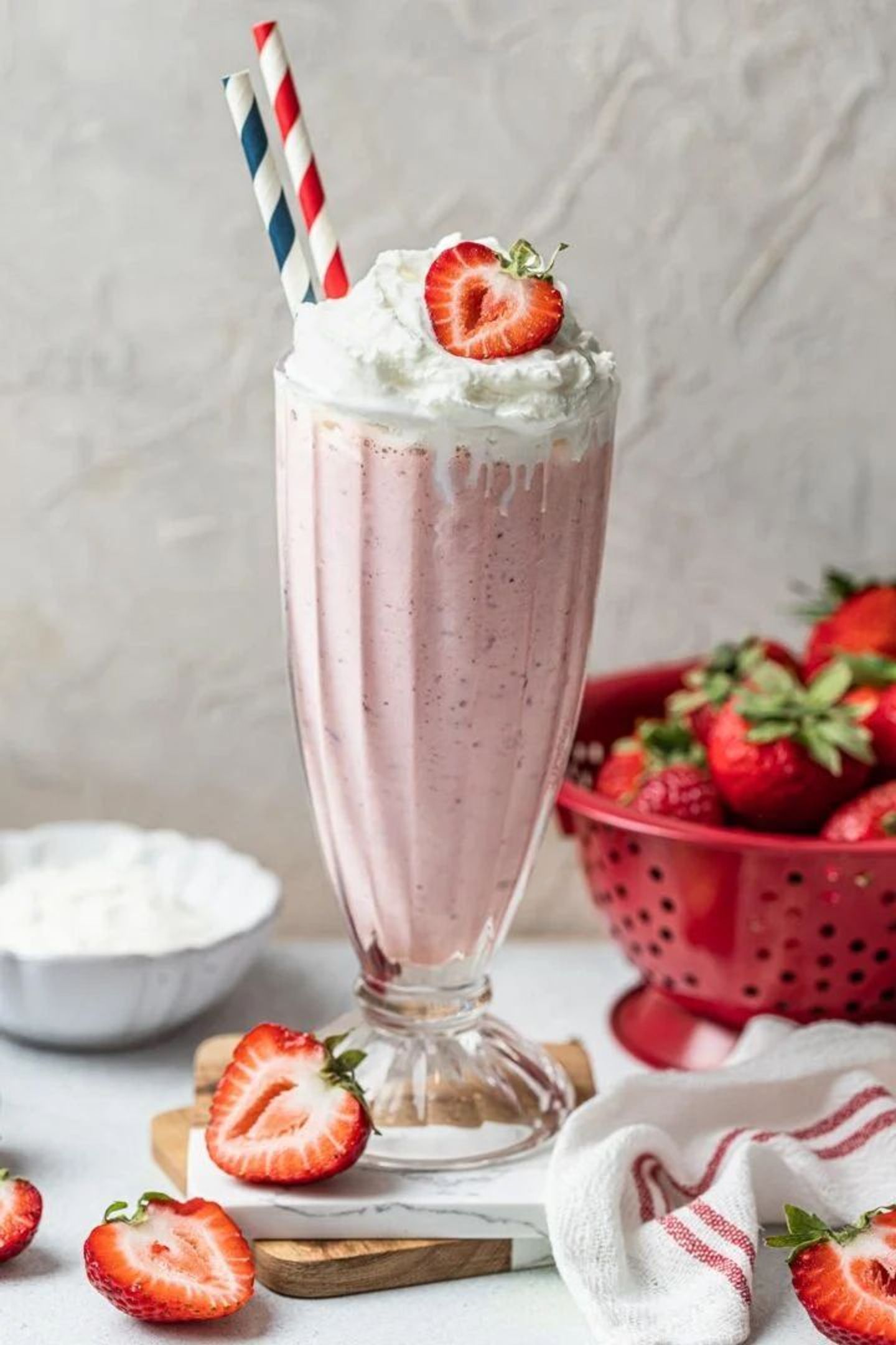 Strawberry Ice Cream Milkshake