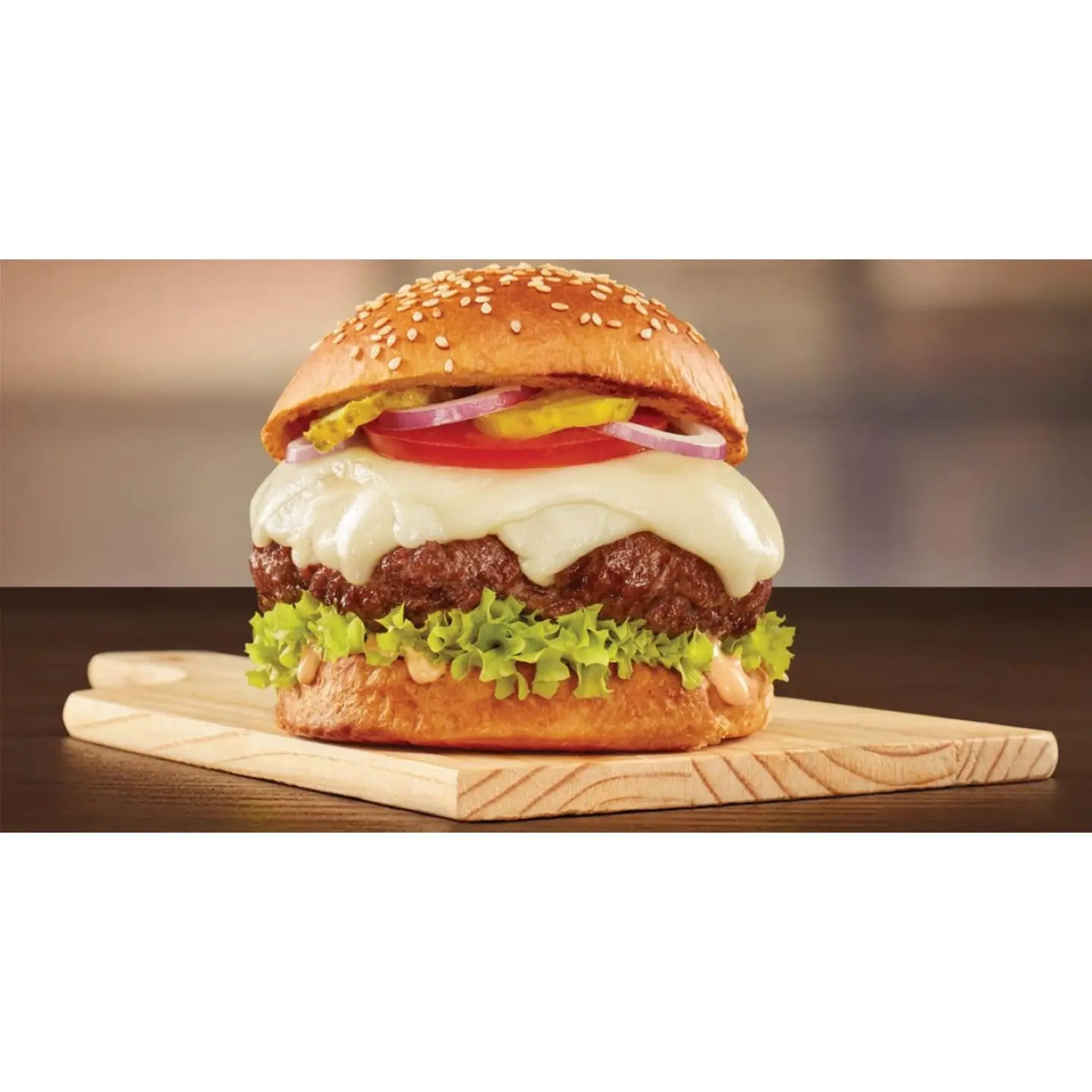 برجر لحم مع جبنة