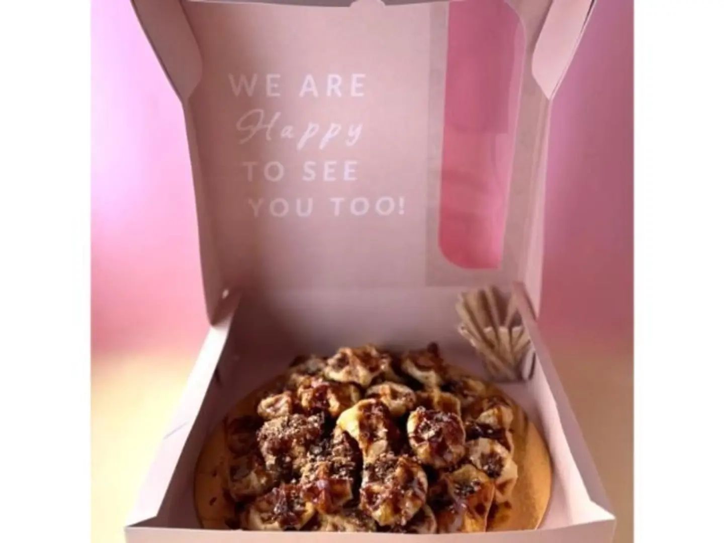 Mina Cinnamon Belgian Waffle With Special Filling