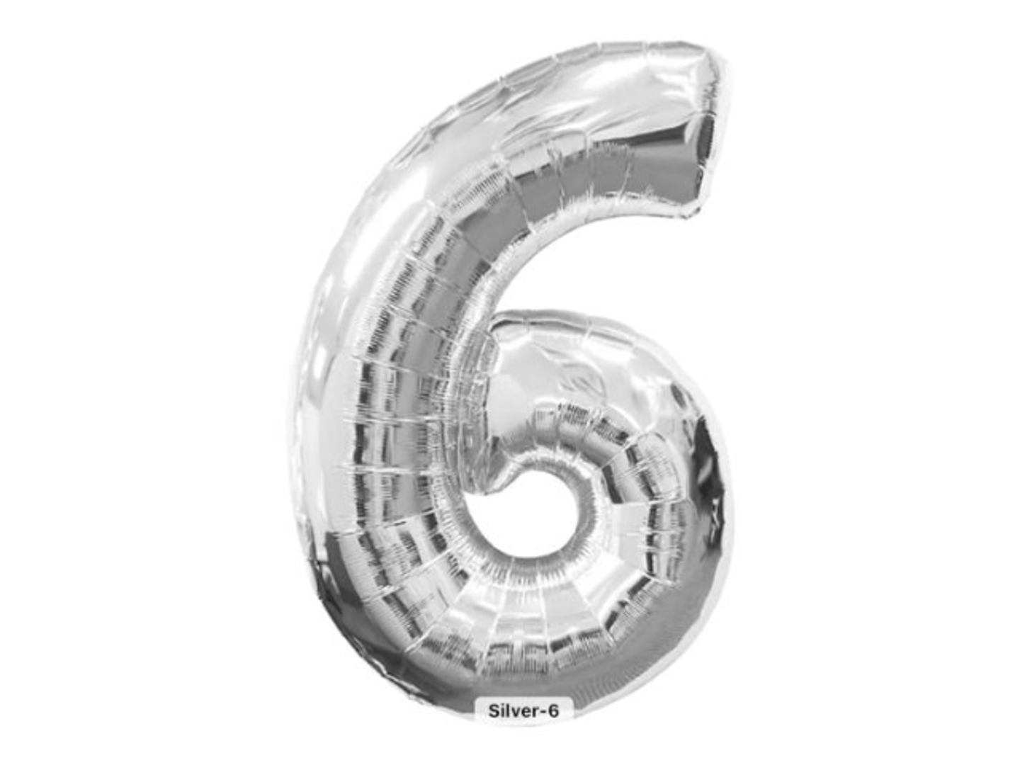 Silver Helium Balloon No. 6