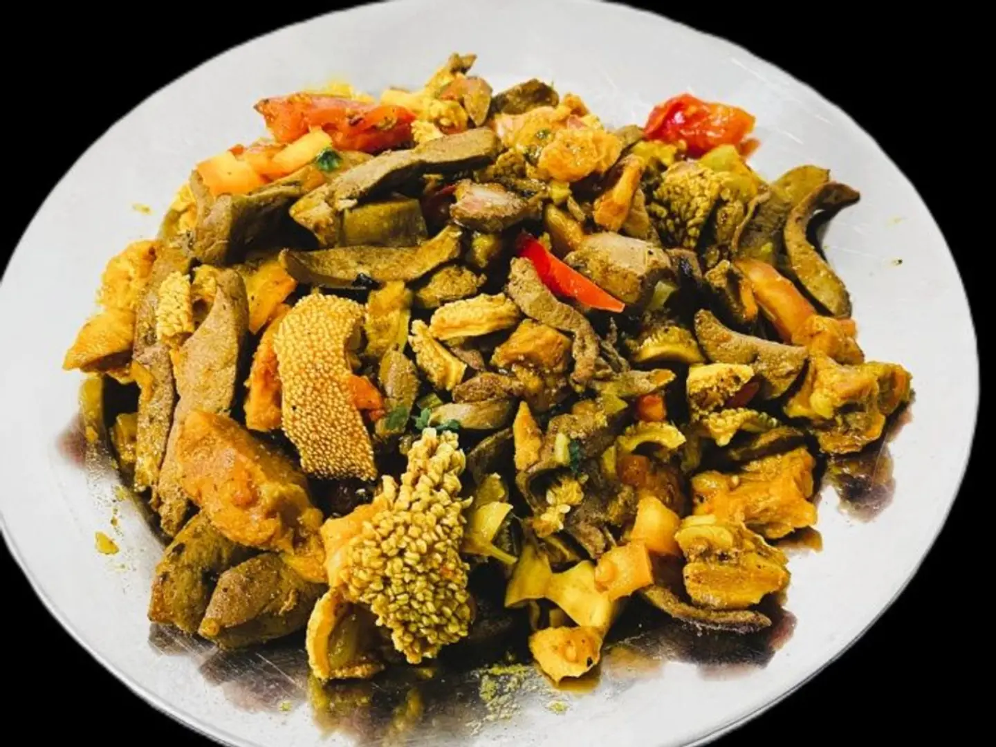 Mixed Liver, Tripe And Lamb