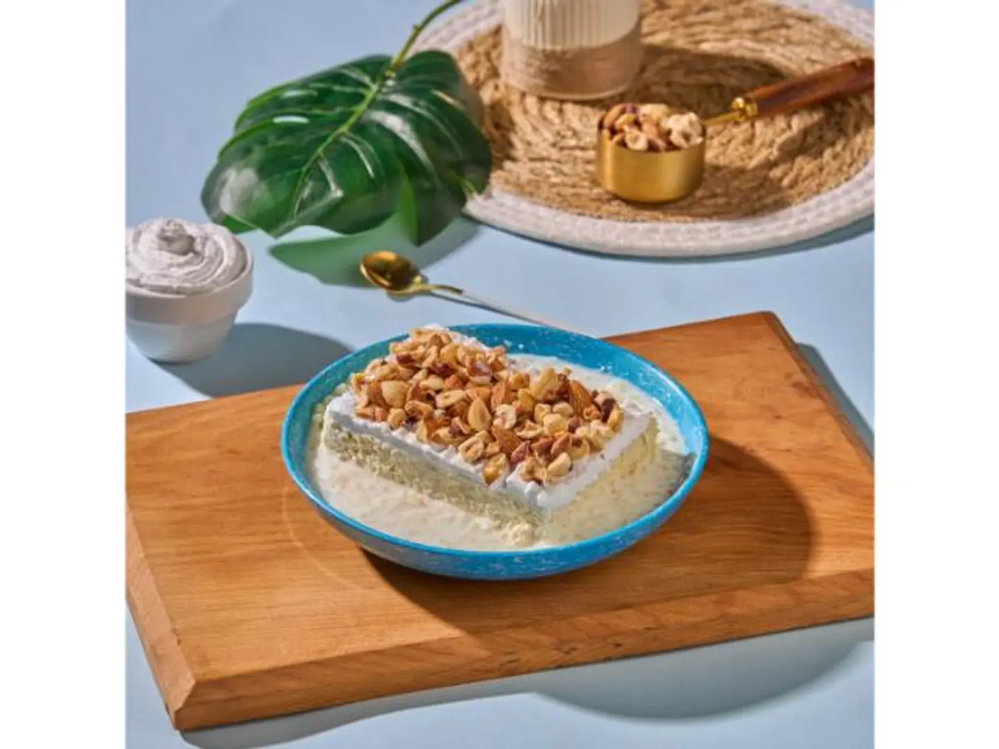 قشطوطة أرز بحليب مكسرات