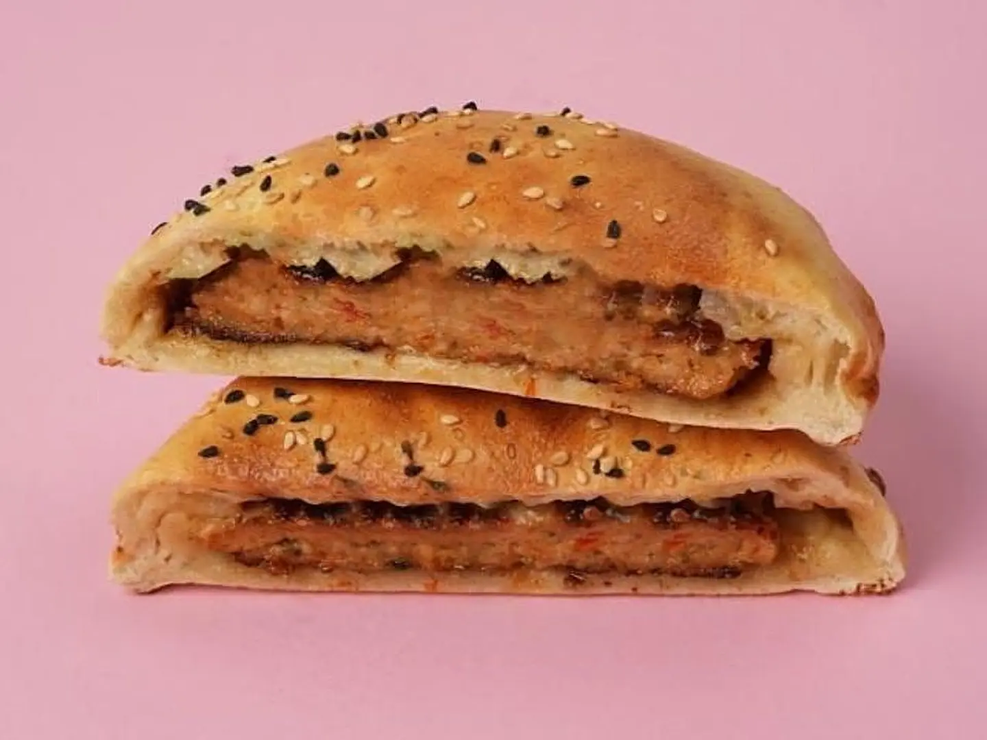 فطيرة برجر دجاج