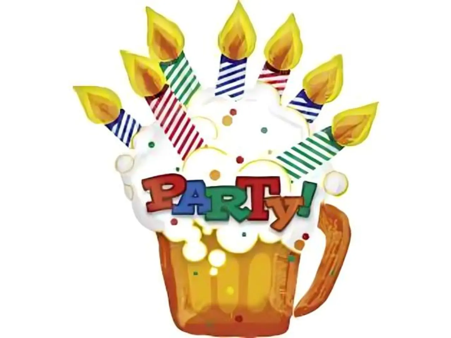 بالون عيد ميلاد قصدير 40 انش 40