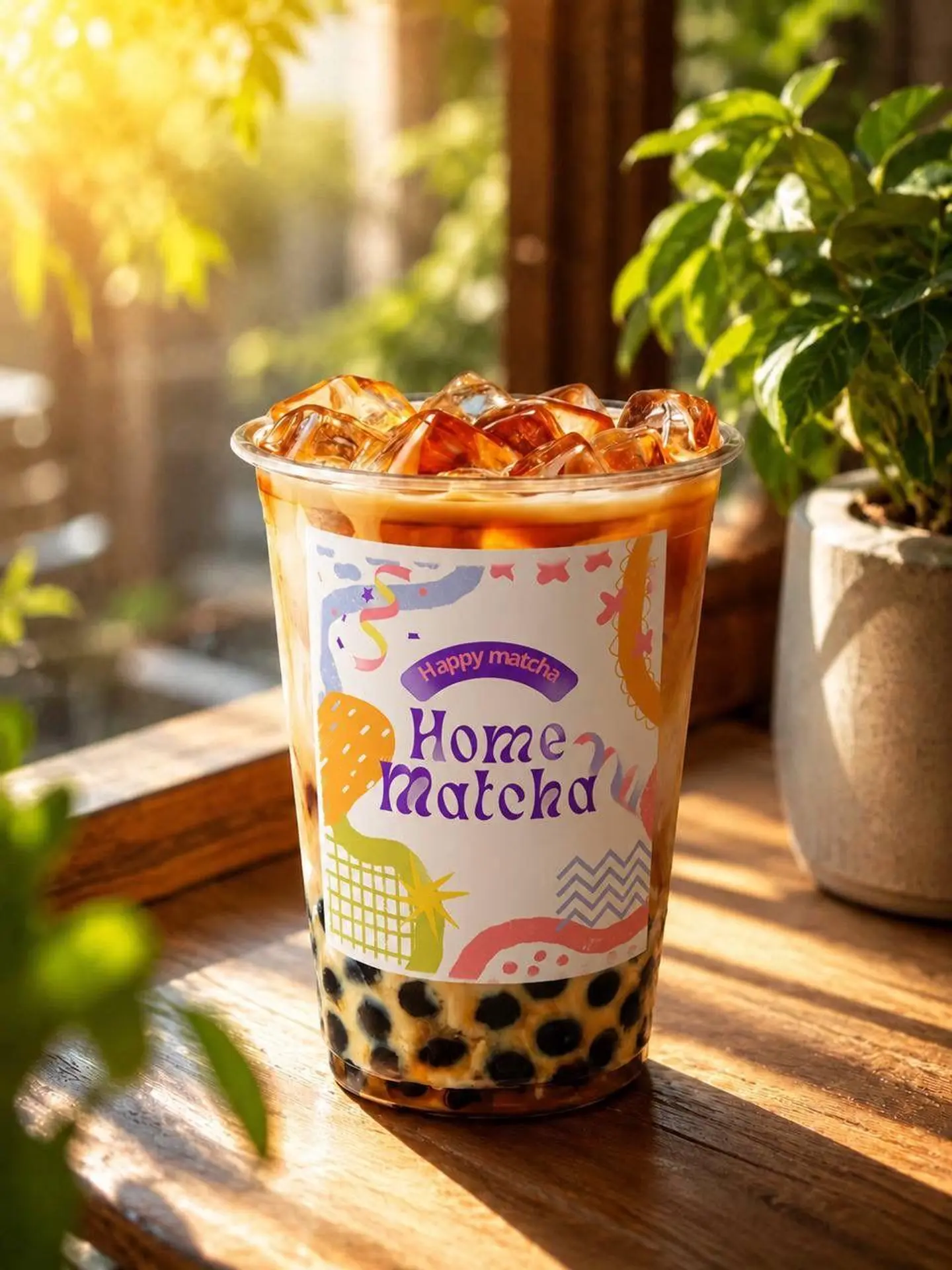 Mango And Strawberry Mix Boba