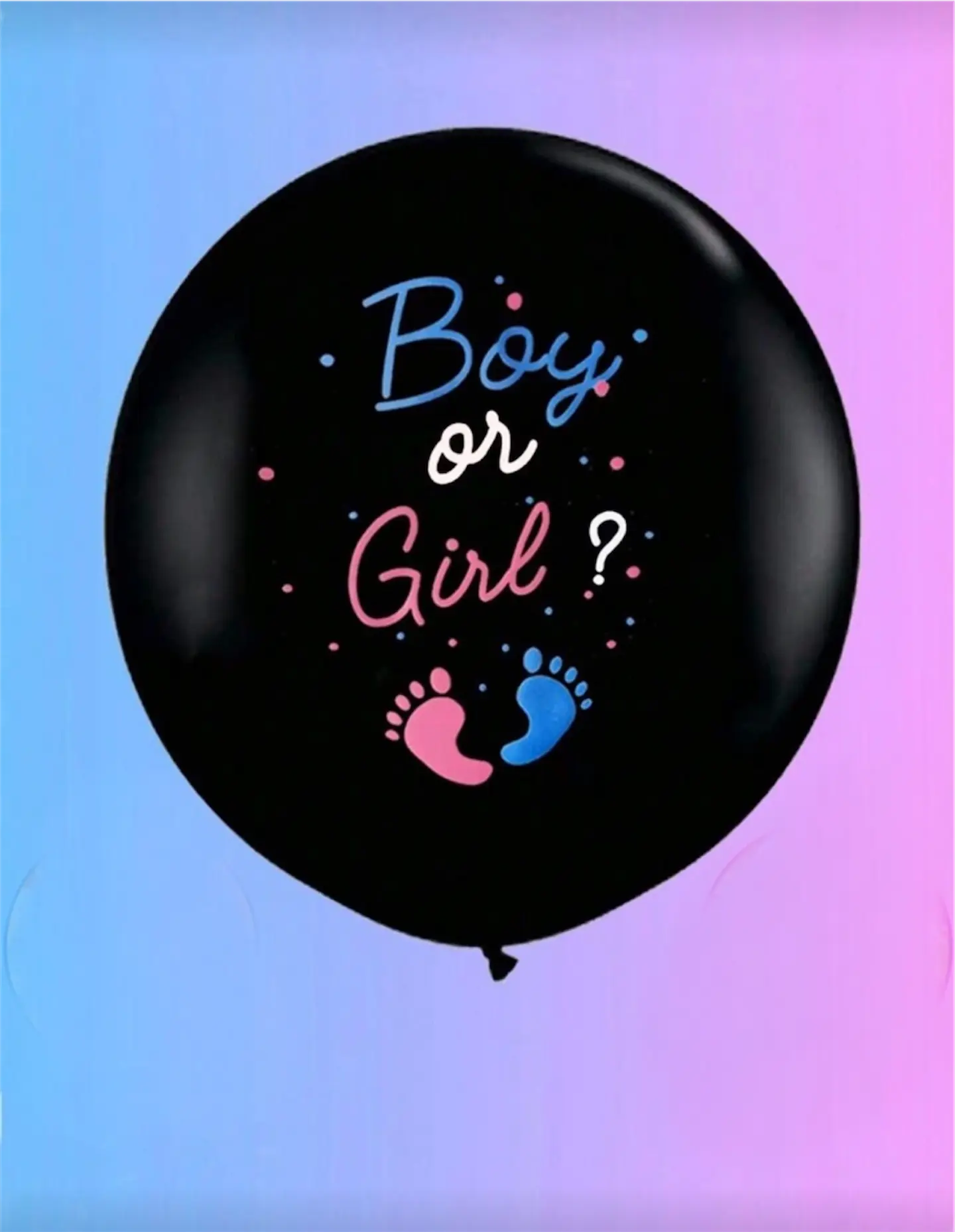 بالون كشف جنس المولود