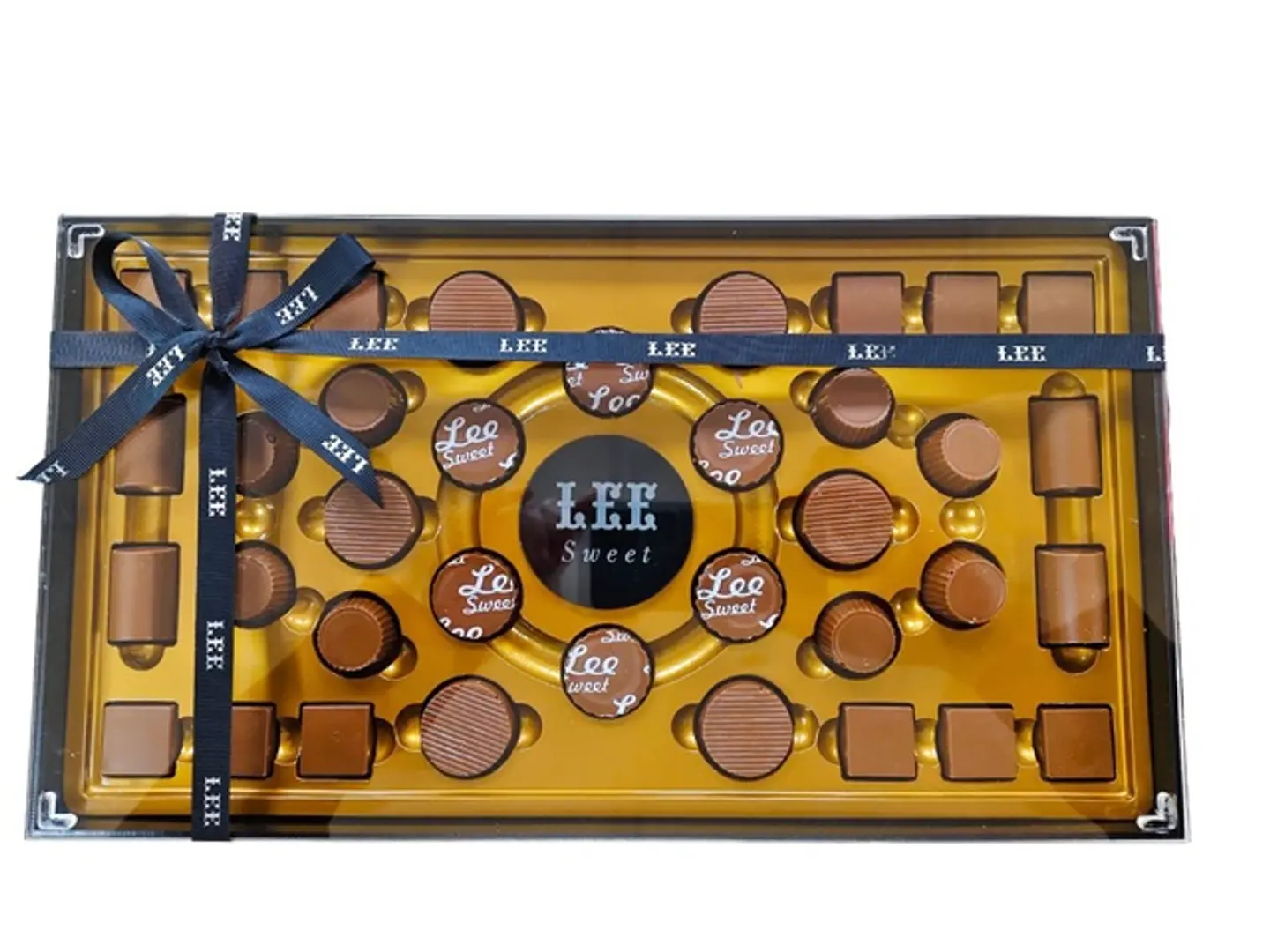 Acrylic Box, Assorted Belgian Chocolates