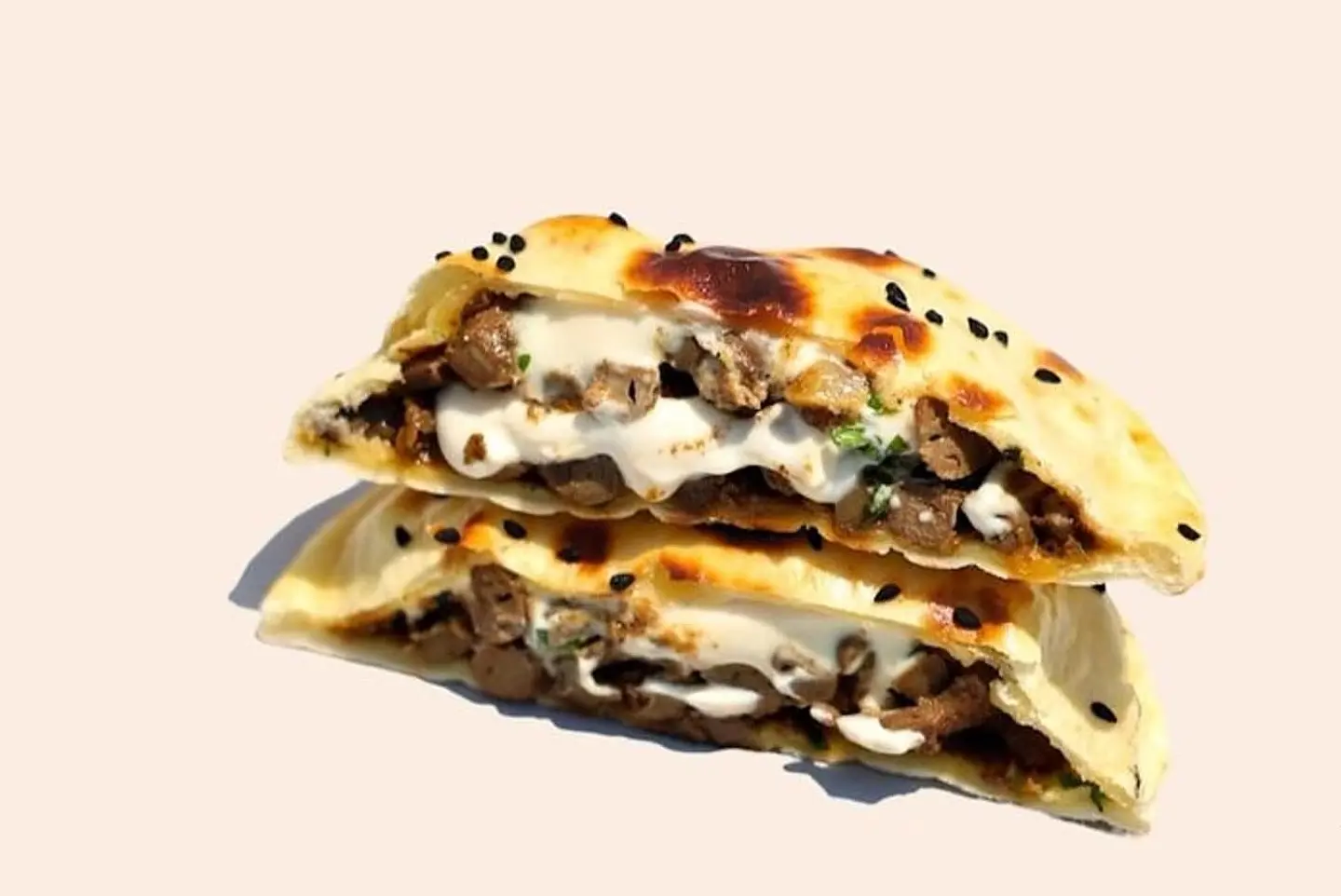 Round Pie With Liver And Cheese