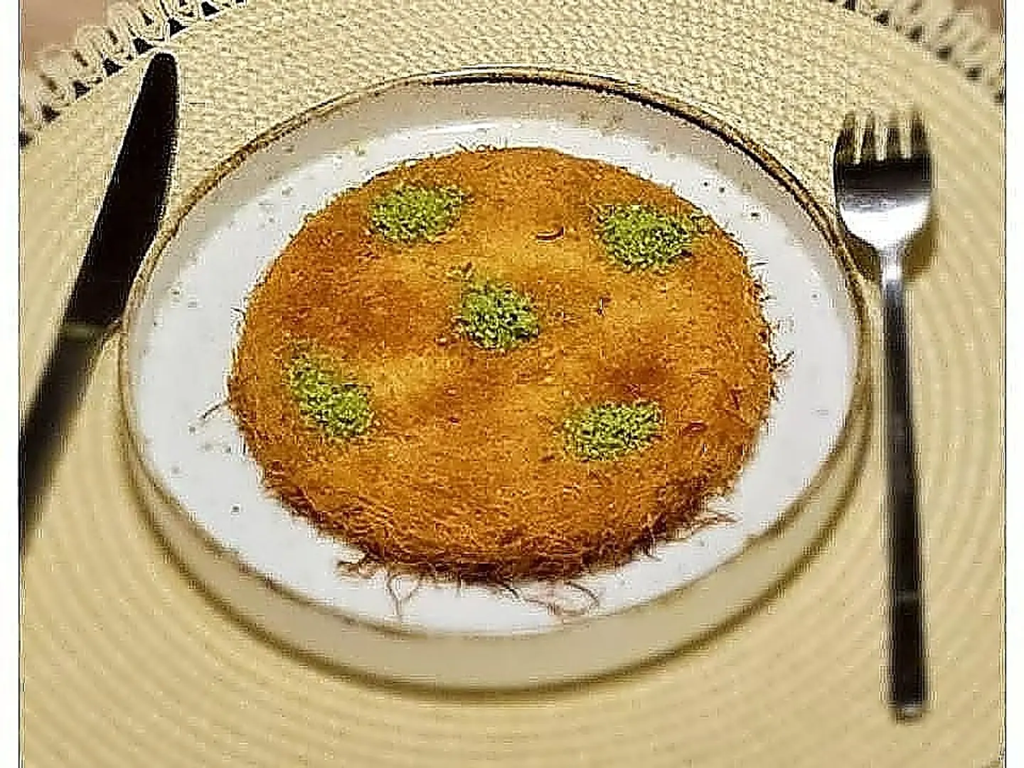 كنافة قشطة