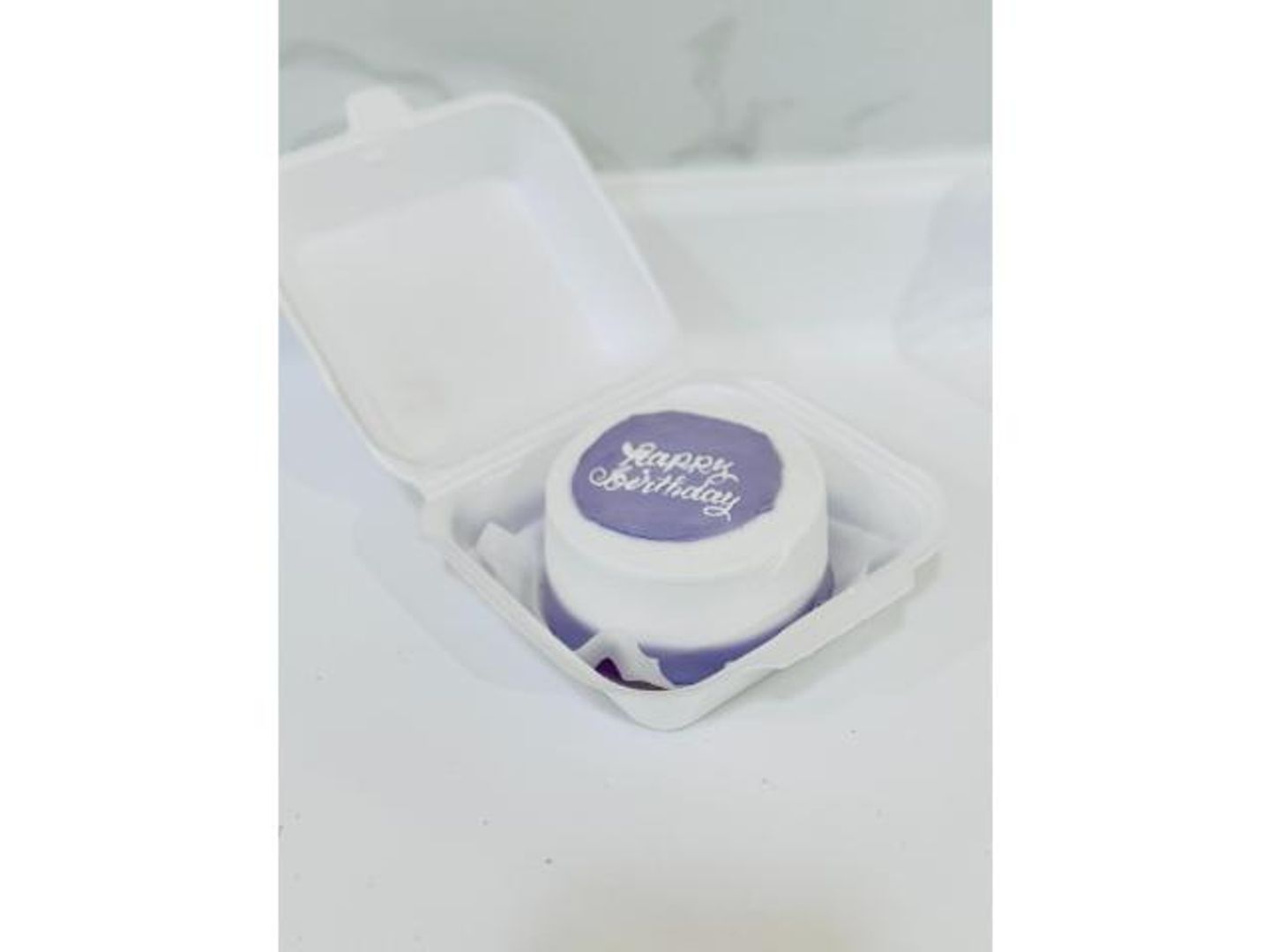 Purble White Lunch Box